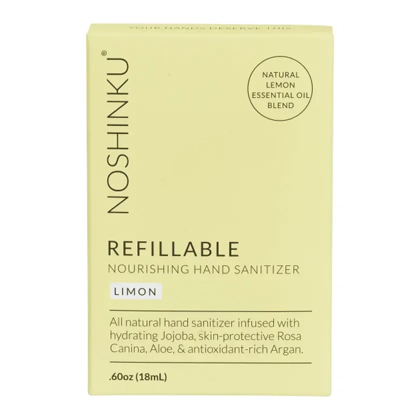 Personalized Noshinku Refillable Pocket Hand Sanitizer - 0.6oz — view 3