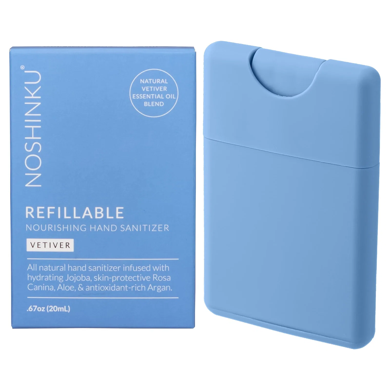 Personalized Noshinku Refillable Pocket Hand Sanitizer - 0.6oz — view 72