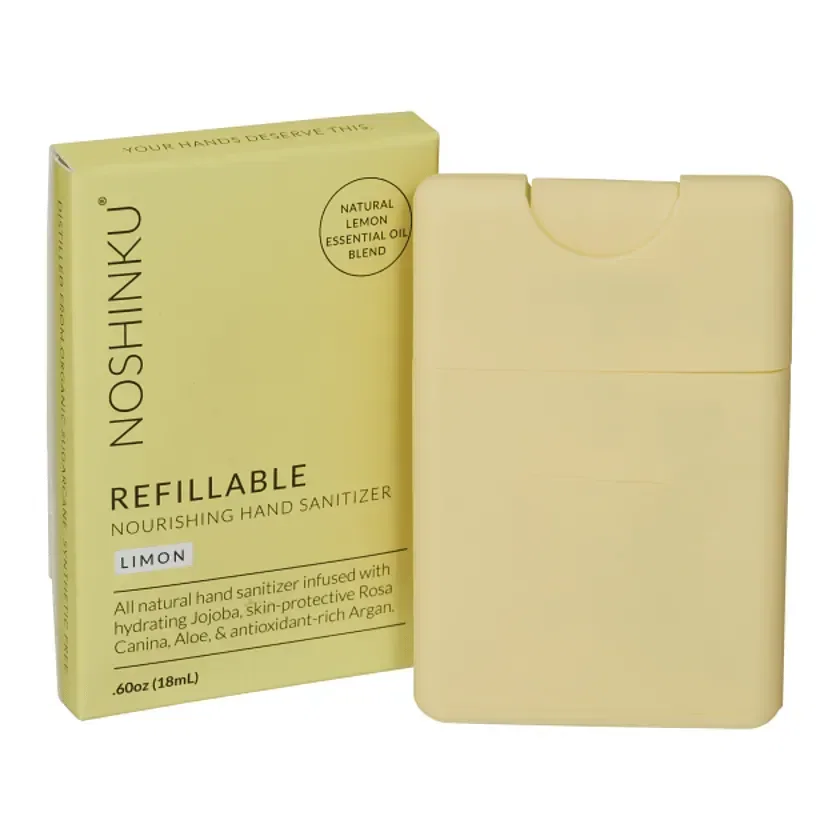 Personalized Noshinku Refillable Pocket Hand Sanitizer - 0.6oz — view 8