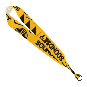 1 1/2" Dye-Sublimated Satin Ribbon Lanyard