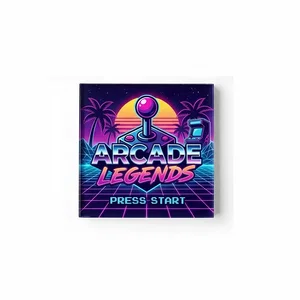 1 1/2" x 1 1/2" Square Acrylic Magnet, 0.13" Thick, Full-Color Imprint