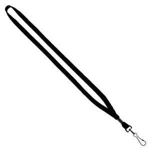 Cotton Lanyard with Metal Crimp & Swivel Snap Hook - 1/2"