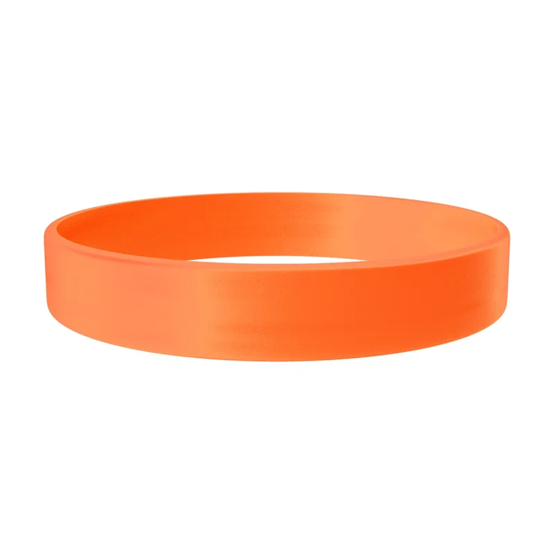 1/2" Silk-Screened Silicone Wristband — view 8