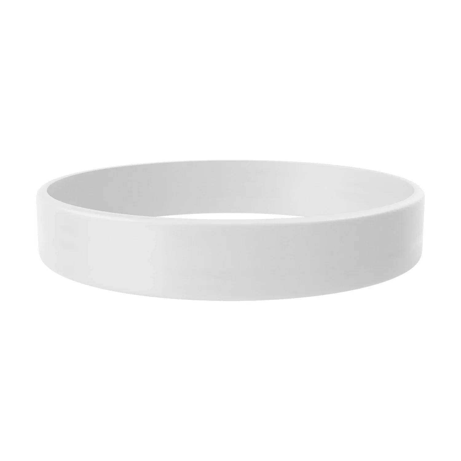 1/2" Silk-Screened Silicone Wristband — view 2