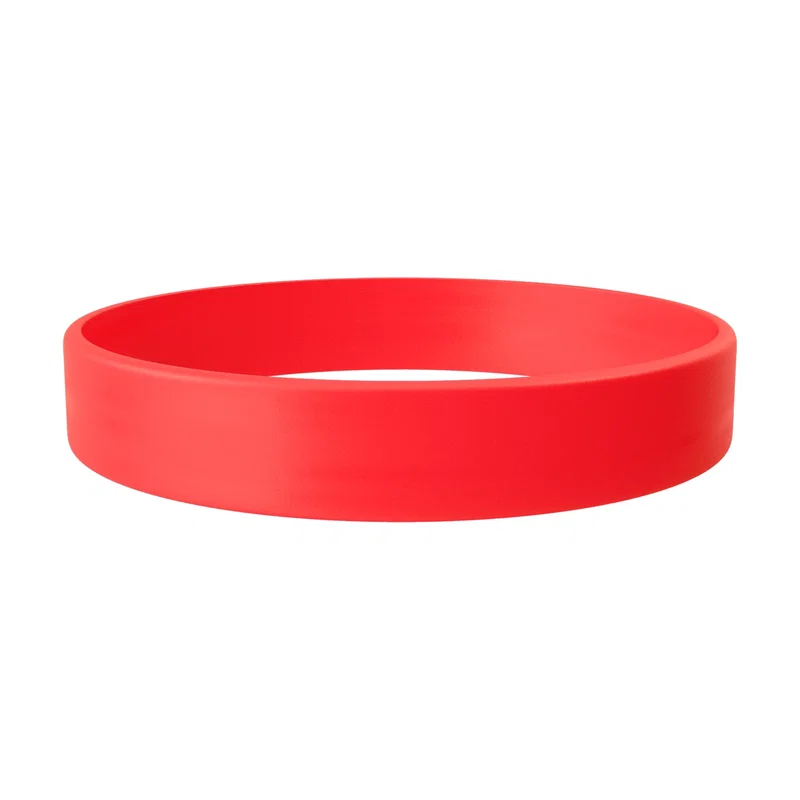 1/2" Silk-Screened Silicone Wristband — view 5