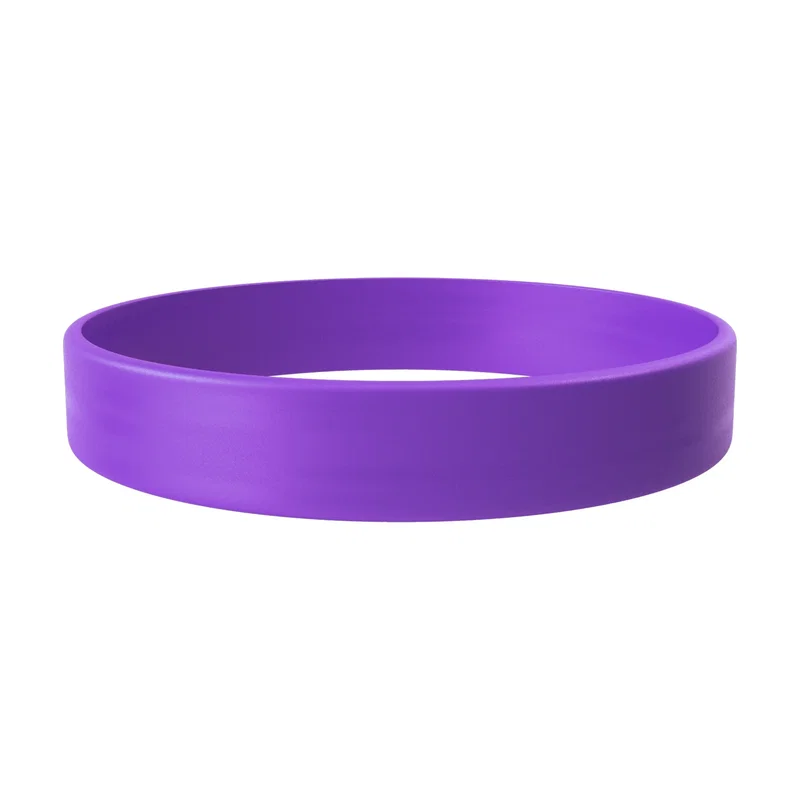 1/2" Silk-Screened Silicone Wristband — view 6