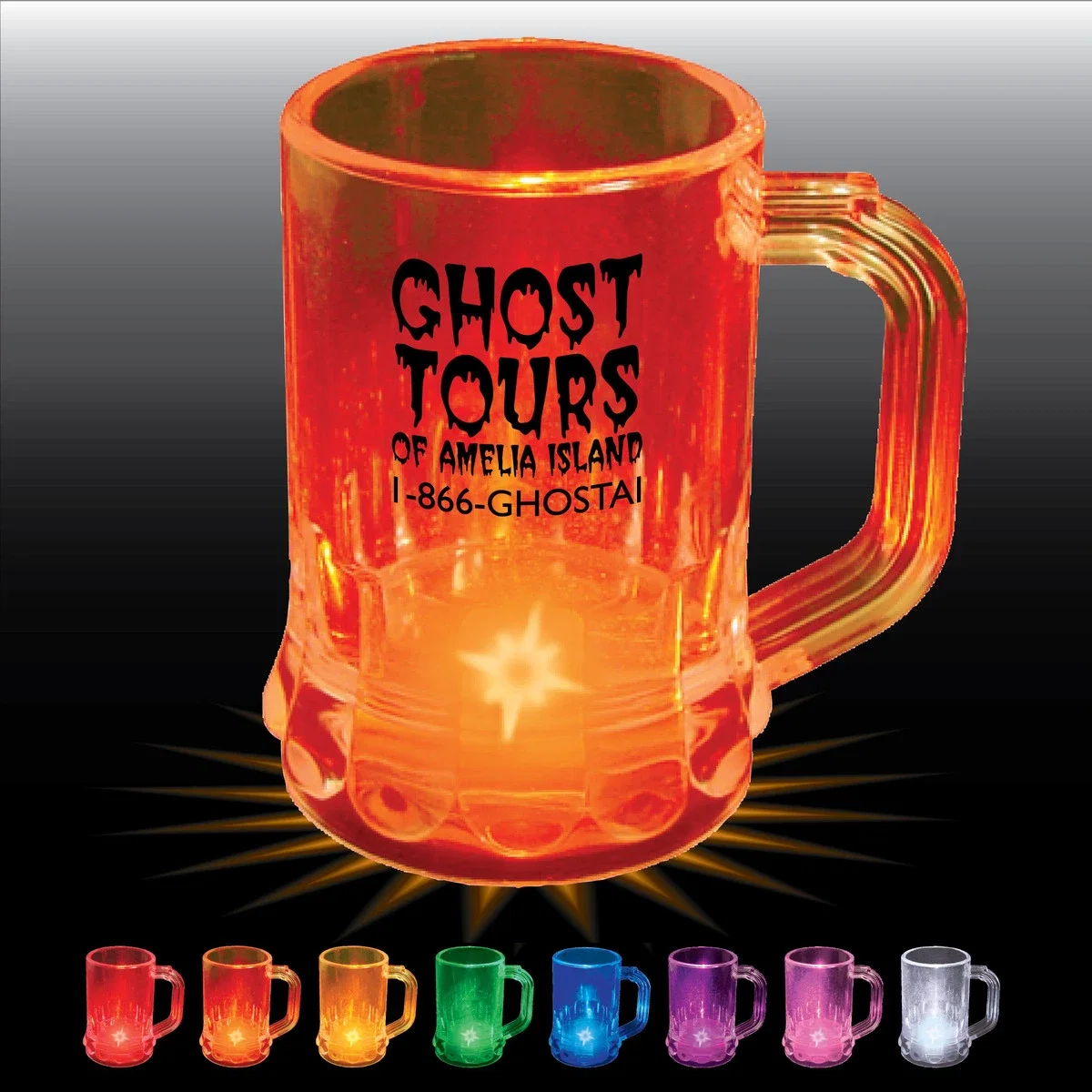 1.25 oz Plastic Fluted Mini Mug — view 3