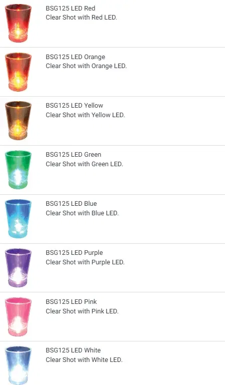 1.25 oz. Plastic Standard Shot Glass — view 3