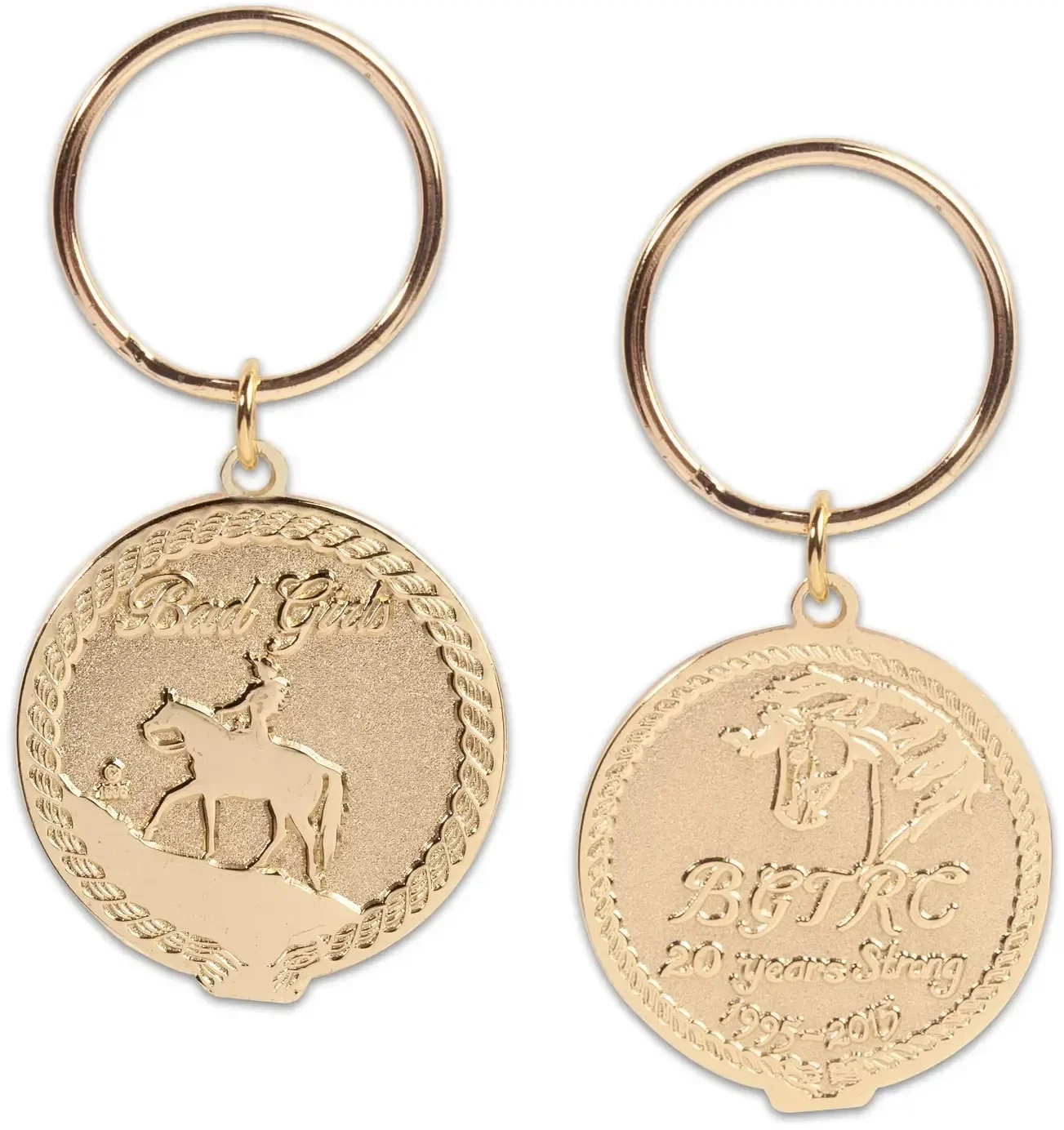 Custom Enamel Key Chain (Double Sided) - 1.25" — view 4