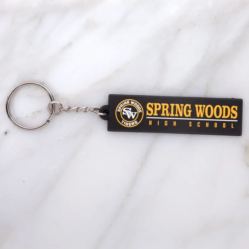 Branded 2D PVC Key Tag — view 3
