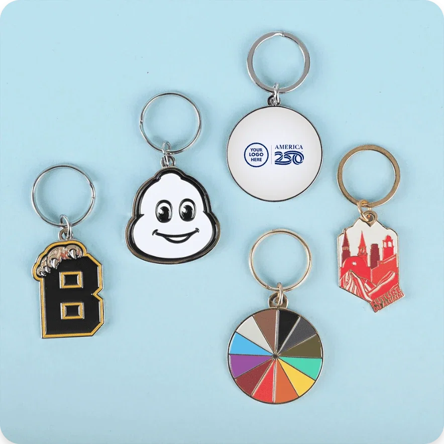 1.5" Diestruck Soft Enamel Keychain