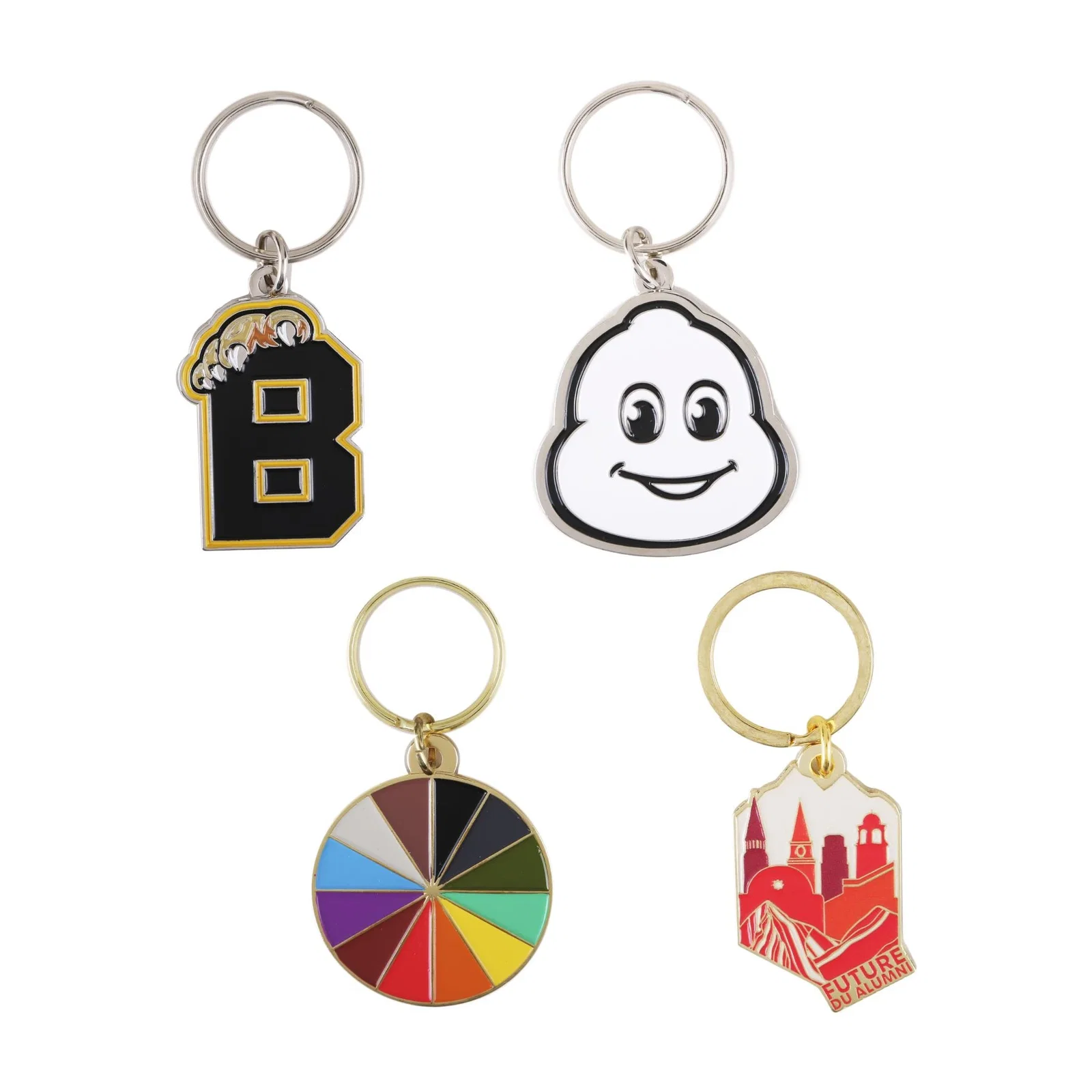 1.5" Diestruck Soft Enamel Keychain — view 2