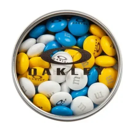 1.5 oz. Personalized M&M'S® in Silver Tin with Custom Lid — view 2