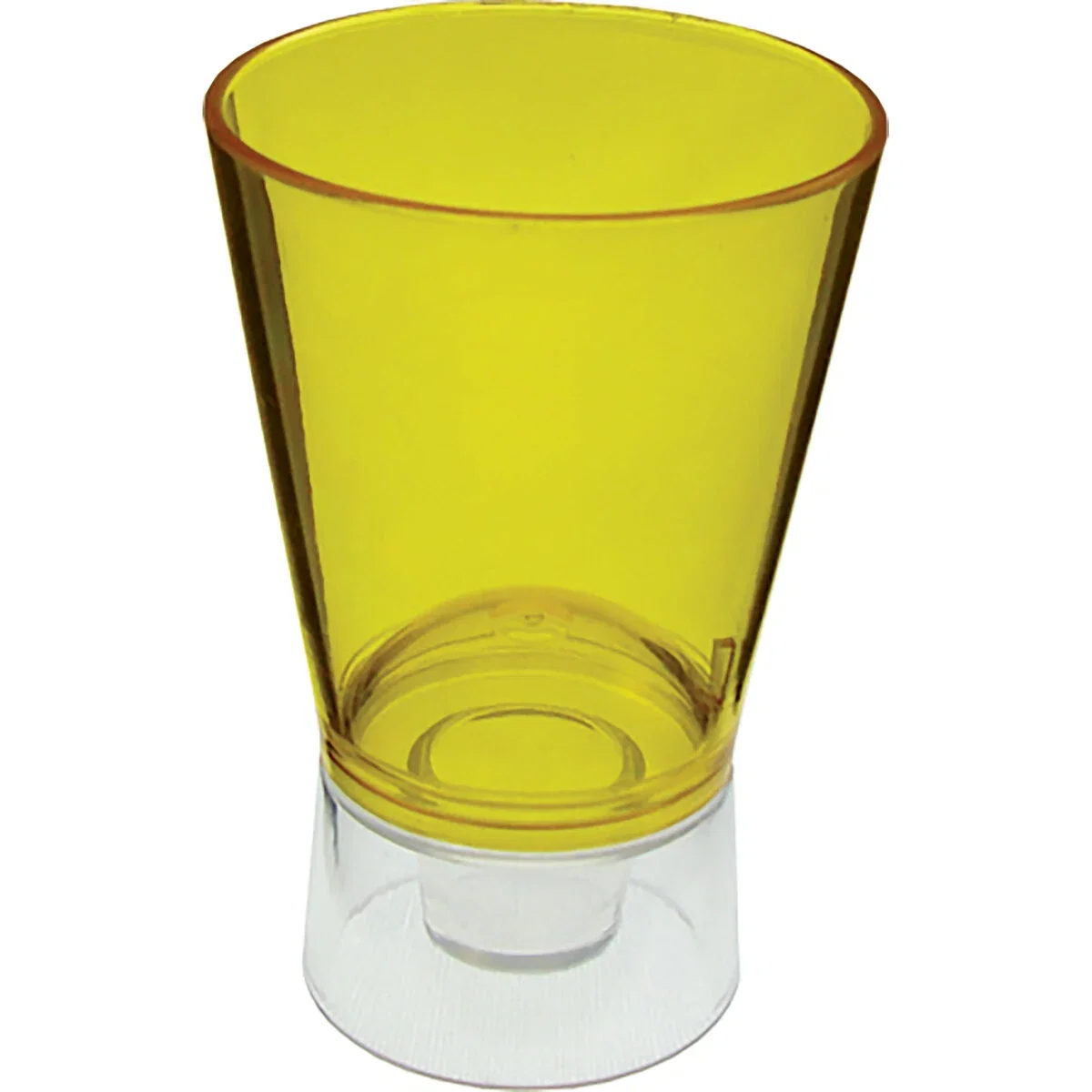 1.5 oz Plastic Bottle Top Sidecar Shot Glass — view 2