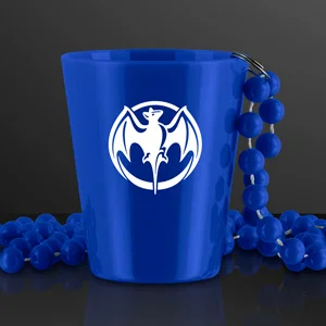 1.5 oz Shot Glasses w/ Bead Necklace (Non-Light Up) — view 6