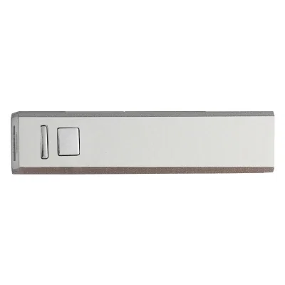 Silver finish catching light along the slim body
