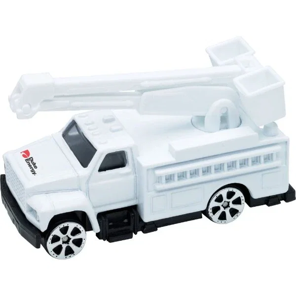 1:64 scale die-cast metal cherry picker truck, promotional model vehicle