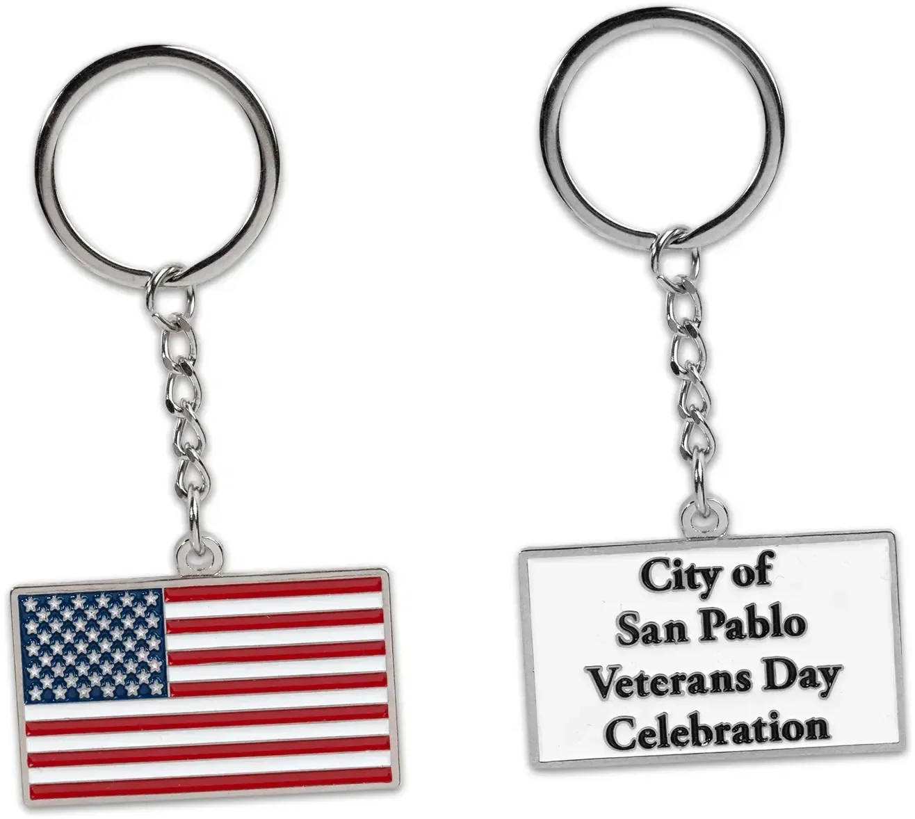 CustomEnamel Key Chain (Double Sided) — view 2
