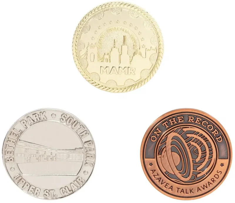 1.75" Zinc Challenge Coin (No Color Fill) — view 6