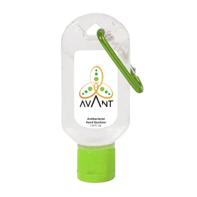 Lime green top on the clear gel bottle