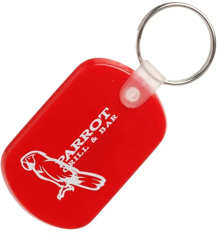 Custom Soft Plastic Key Tags — view 12