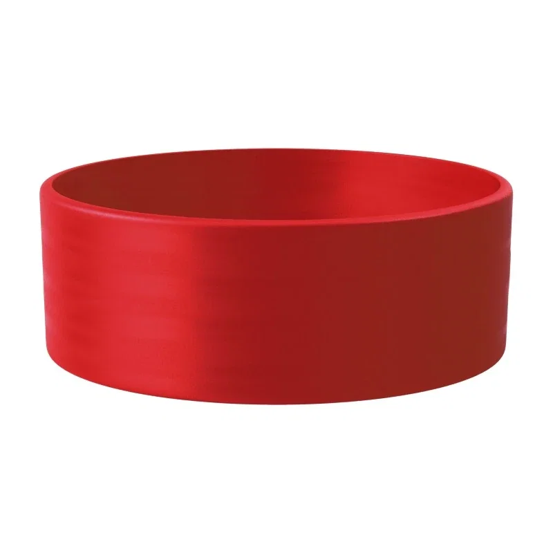 1" Debossed Silicone Wristband with Colorfill — view 12