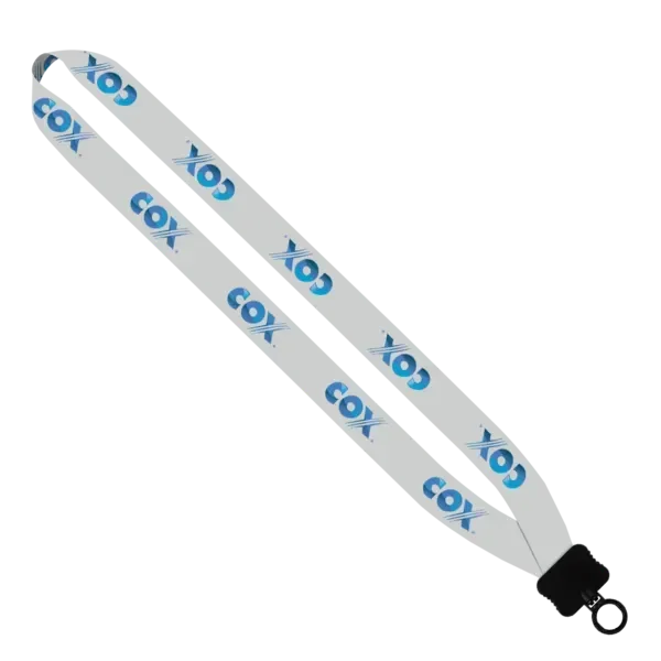 1" Dye-Sublimated Lanyard with Plastic Clamshell & O-Ring