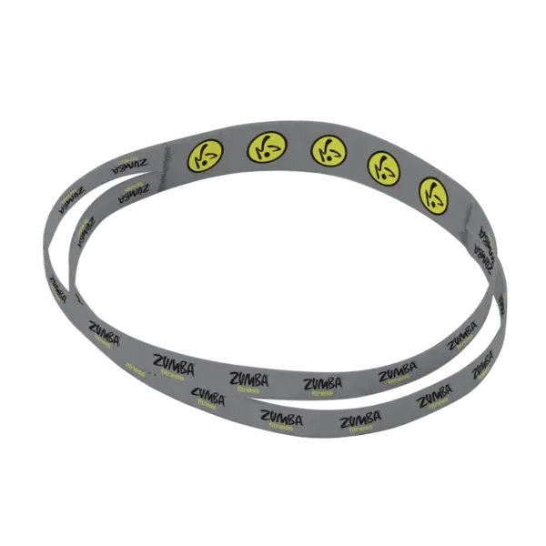 1" Dye-Sublimated Stretchy Elastic Headband with two 1/2" Bands