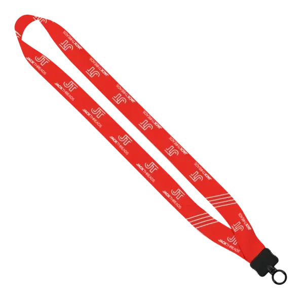 1" Dye Sublimated Waffle Weave Lanyard