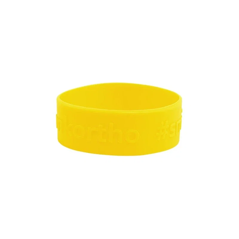 1" Embossed Silicone Wristband — view 2