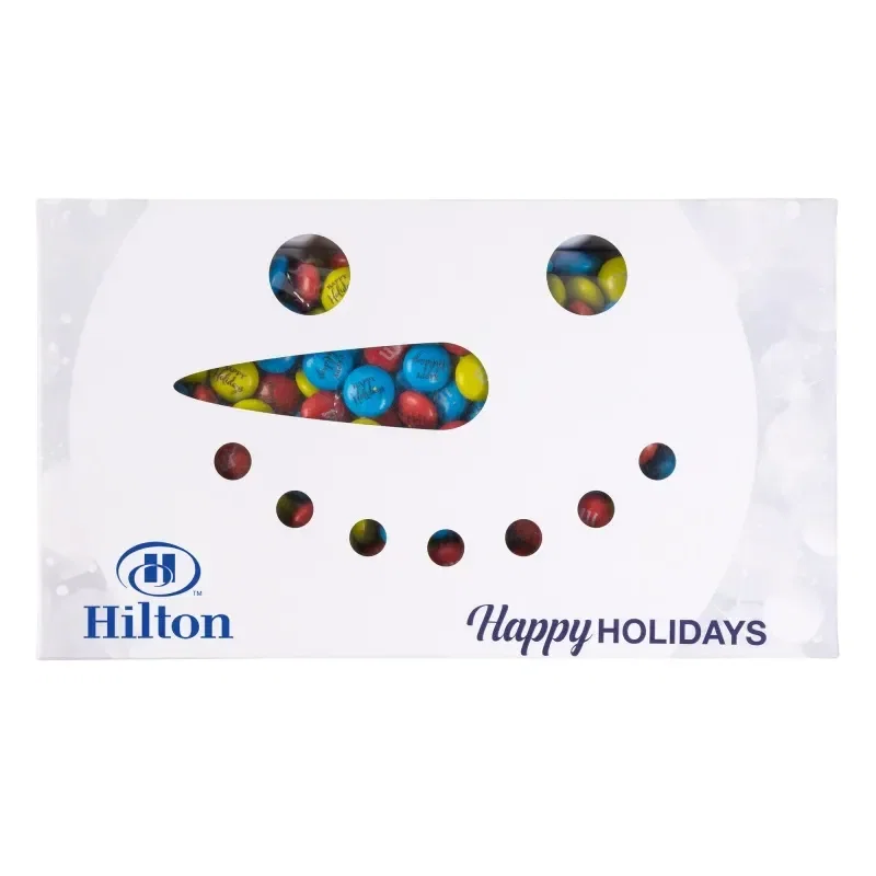 1 lb. M&M'S® in Snowman Diecut Box — view 4