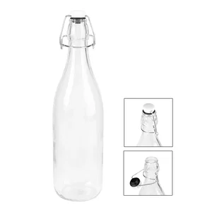 1 Liter Swing Top Glass Bottle