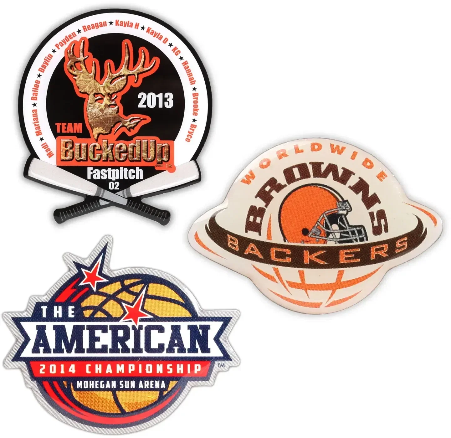 Custom Trading Pins - 1" Offset — view 2