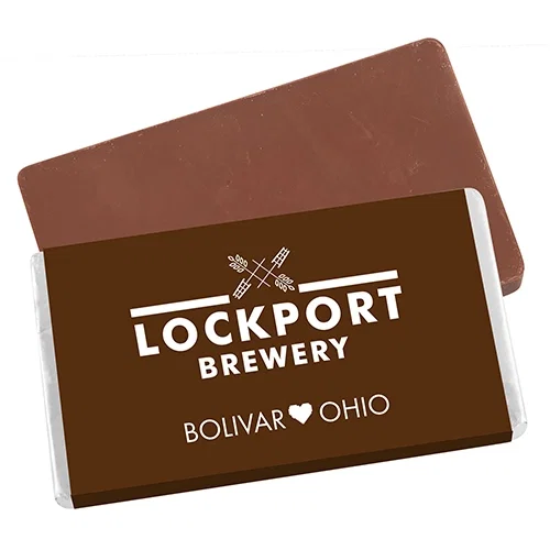 1 oz Foil-Wrapped Belgian Chocolate Bar — view 2
