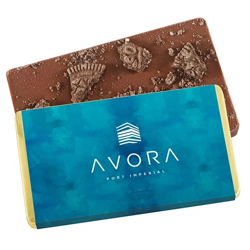 1 oz Foil-Wrapped Belgian Chocolate Bar — view 5