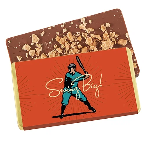 1 oz Foil-Wrapped Belgian Chocolate Bar — view 7