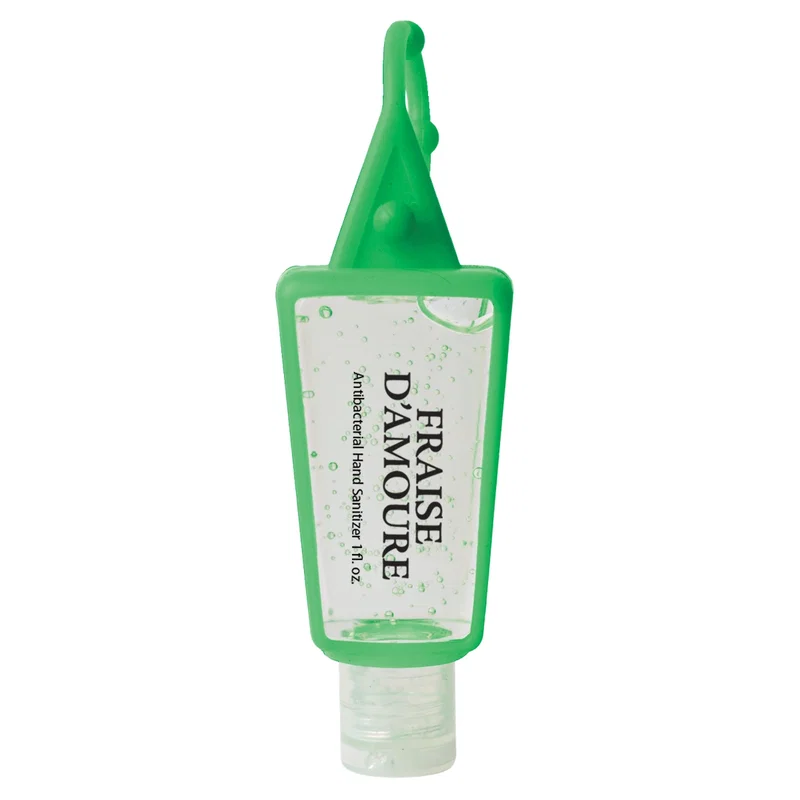 1 Oz. Hand Sanitizer In Silicone Holder — view 2