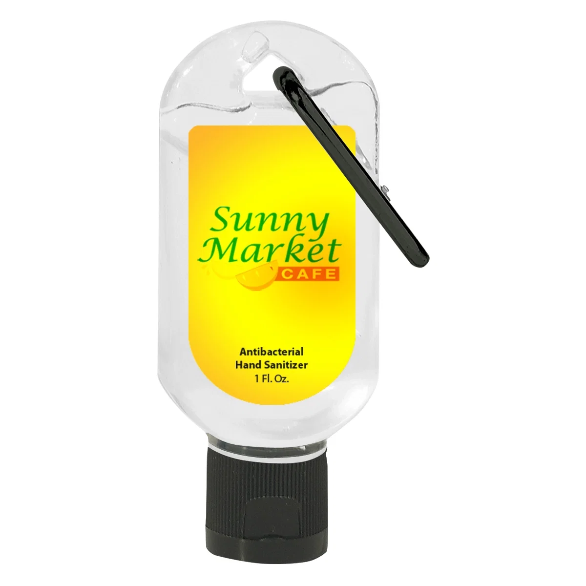 One-ounce size fits on a backpack or belt loop