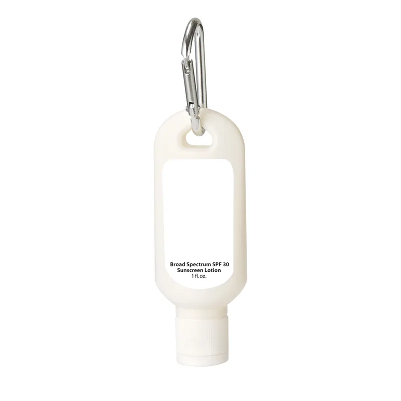 Label area on the front of the squeeze bottle