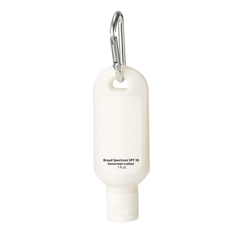 Bottle standing upright against a plain white background