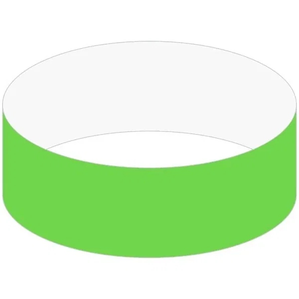 1" Tyvek event wristband color variation for concerts and water parks