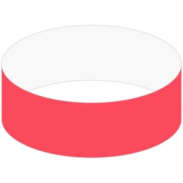 1" Tyvek event wristband color variation for school trips and concerts