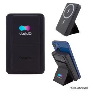 10,000 mAh Energizer® Mag-N-Kick™ Wireless Charger Power Bank And Phone Stand