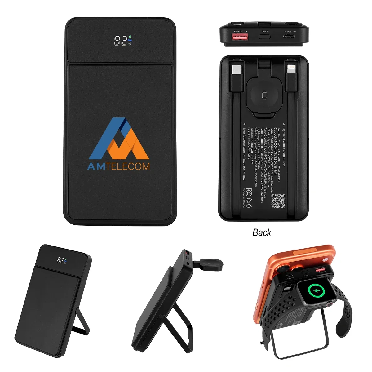 Slim battery profile seen edge on