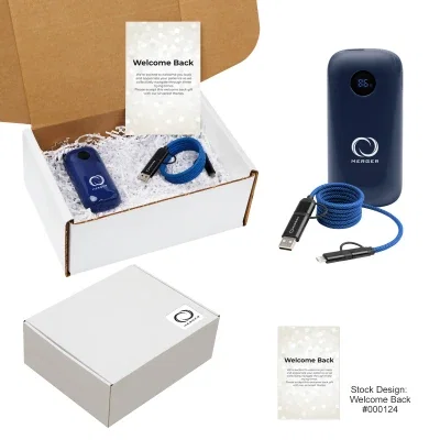 - 10,000 mAh Power Bank & Quick Charging Cable Gift Set