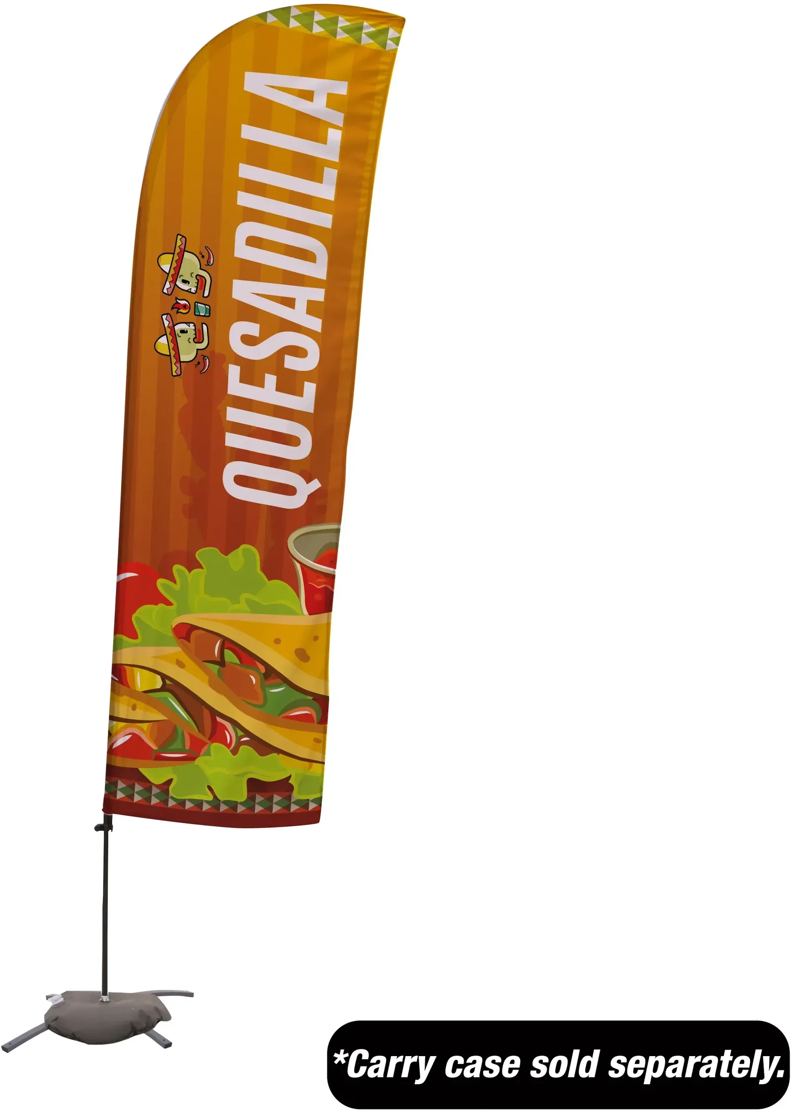 10.5' Value Blade Sail Sign Kit (Single-Sided with Cross Base) — view 4