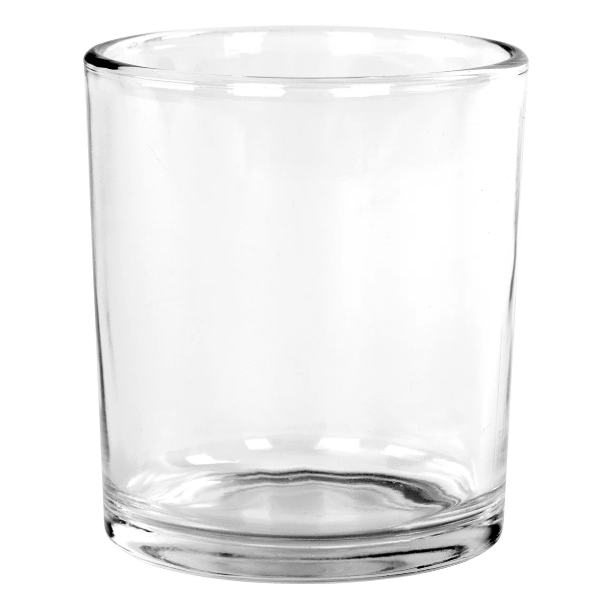 Base of the glass shown from a low angle