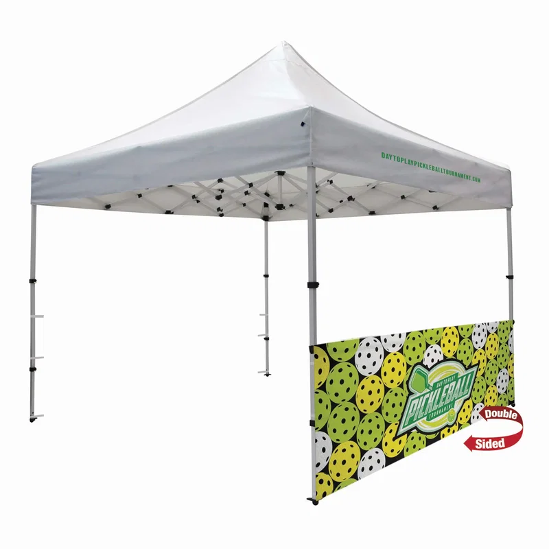 10' Compact Tent Half Wall Kit (Dye Sublimated, Double-Sided) — view 2