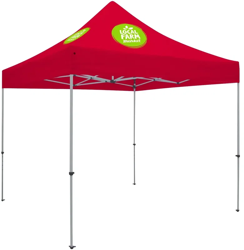 10' Deluxe Tent Kit (Full-Color Imprint, 2 Locations) — view 15