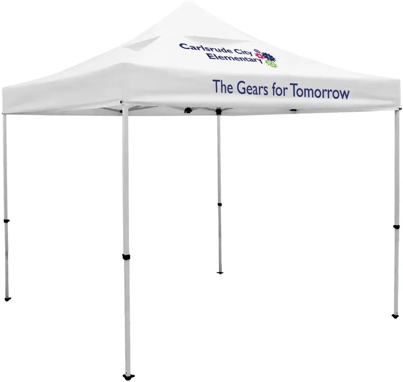 10' Deluxe Tent Kit with Vented Canopy (Imprinted, 2 Locations) — view 2